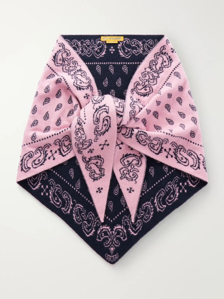the wild rag cashmere-jacquard scarf
