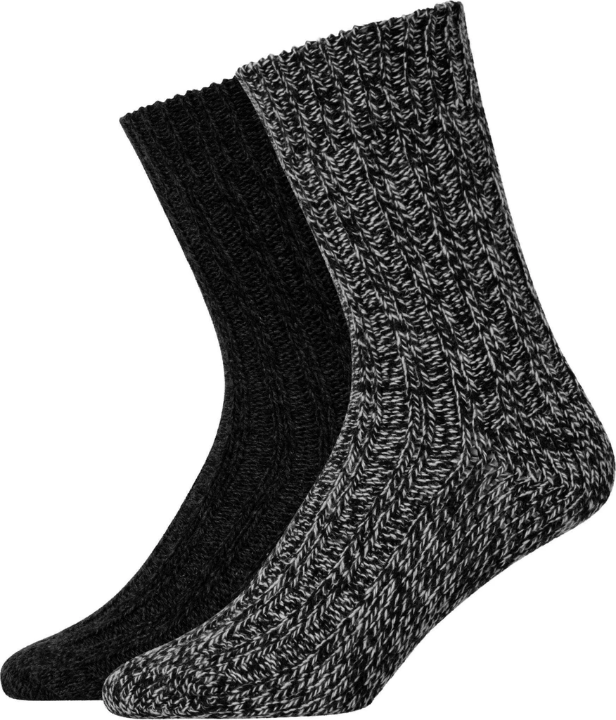snocksnorweger 2 pack - strømper - mix (grau schwarz)