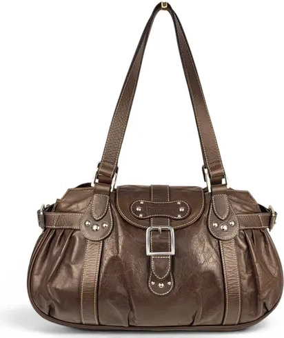 idole leather handbag