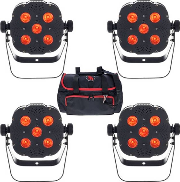 Stairville Quad Par Profile 5x8W RGBW Bundle