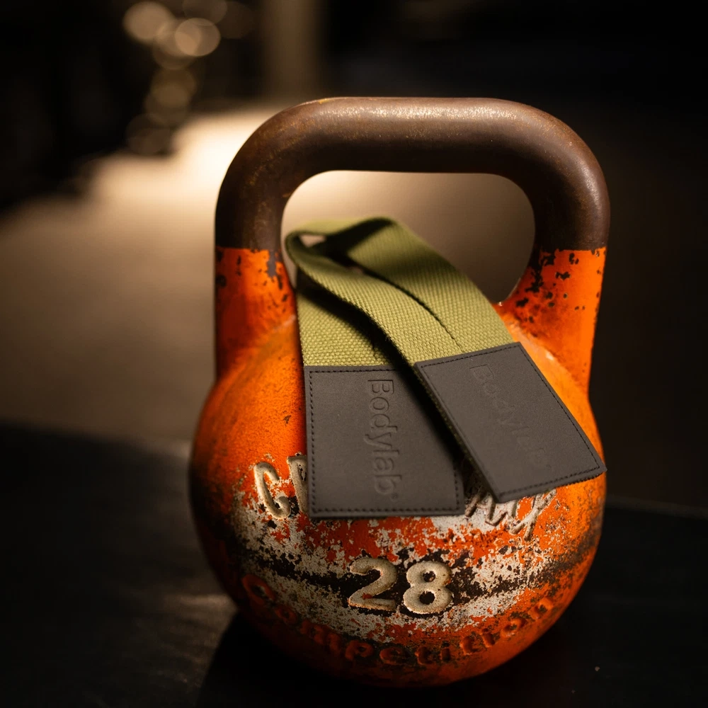Bodylab Lifting Straps Black Olive Green
