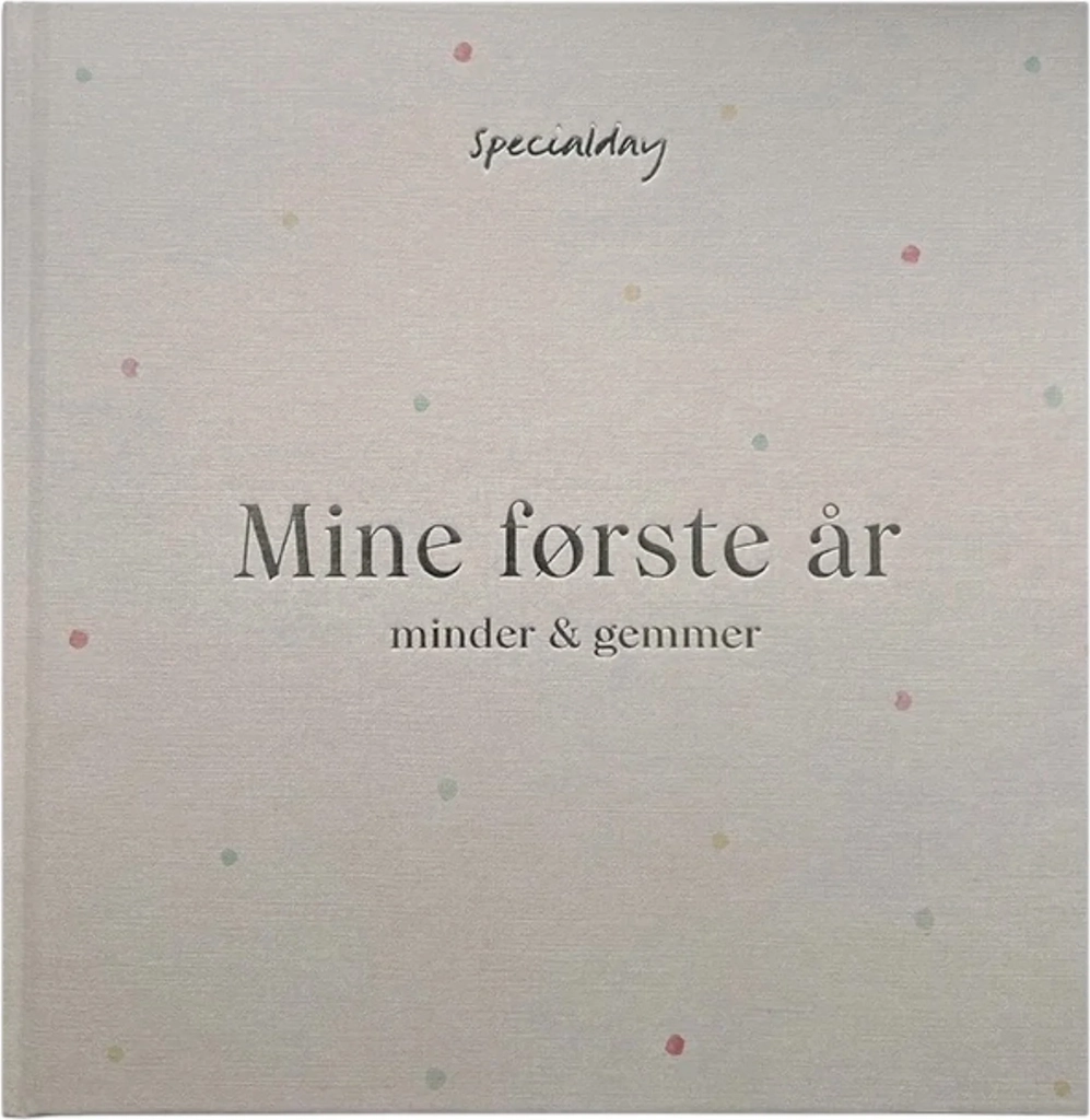 Specialday Mine Første År - Med Prikker - Beigegrøn