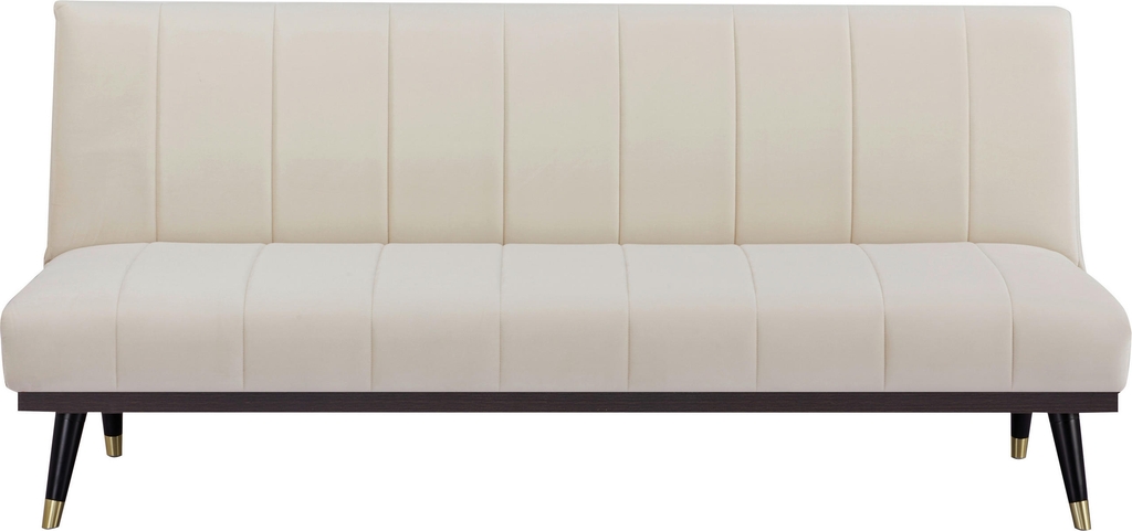 mid.you schlafsofa in velours creme