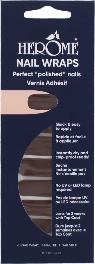nail wraps - hot chocolate