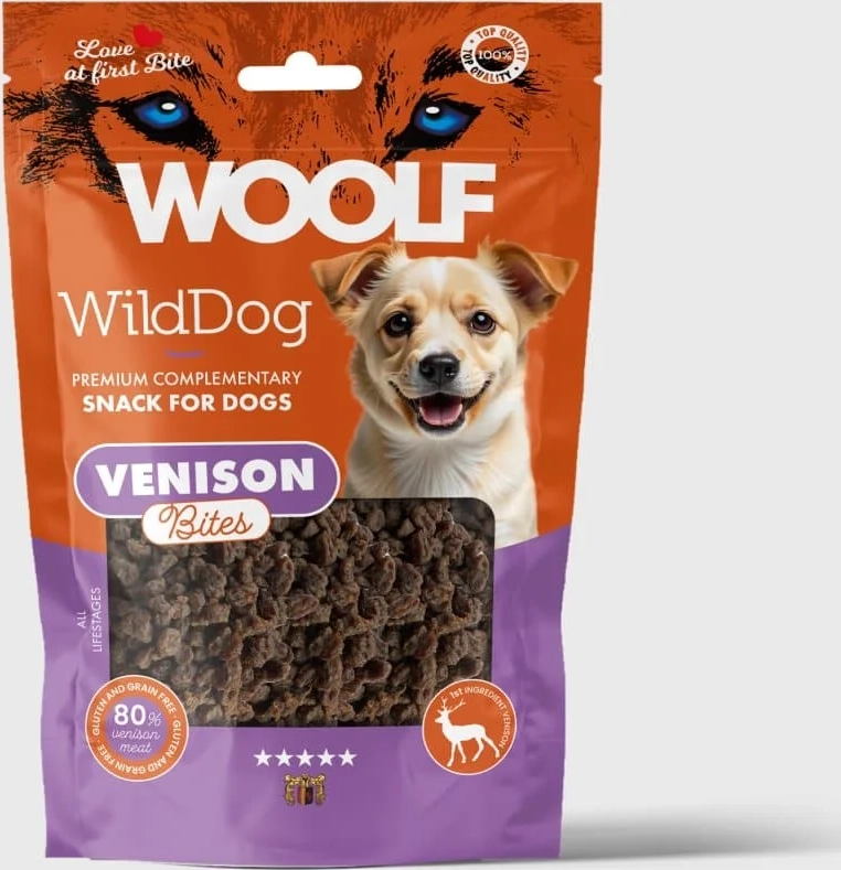 woolf wilddog soft venison bites