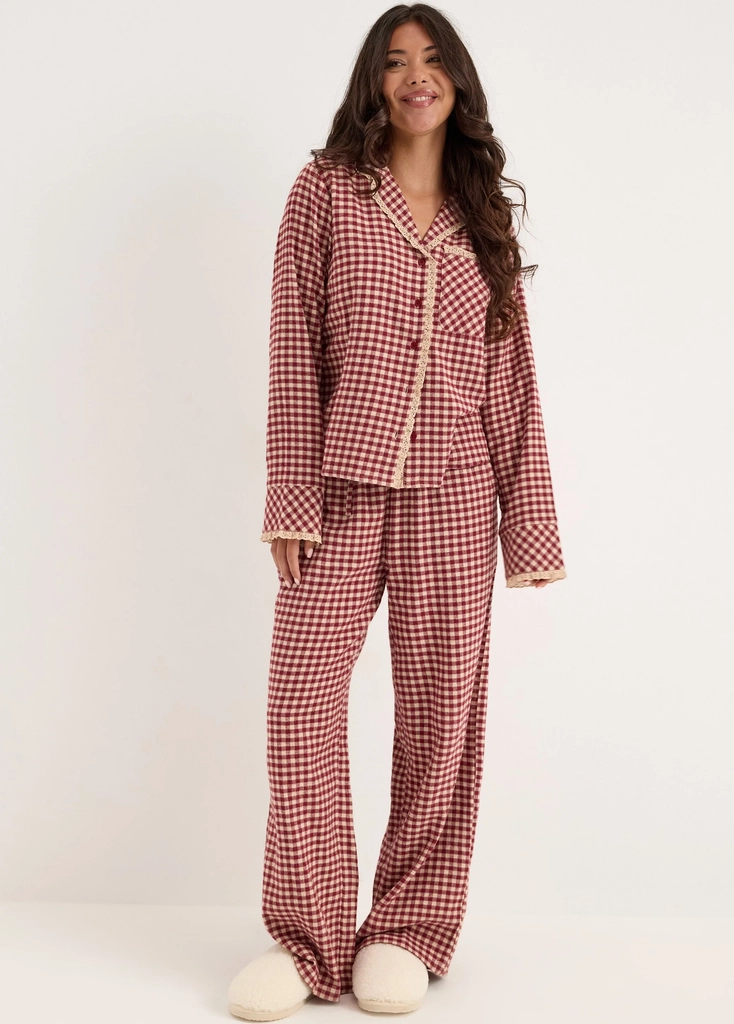 Bubbleroom Flannel Pajama Trousers