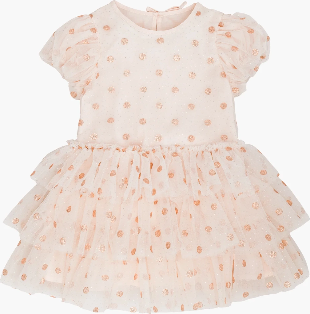 a pois tulle dress