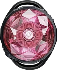 dog safety light mini rosa