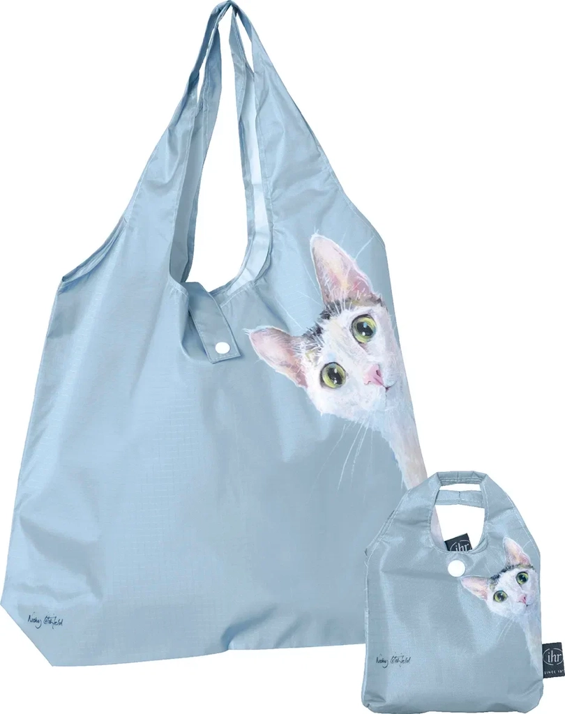 Shopper med kat Cat Stella Light Blue